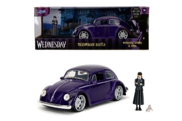 JADA WEDNESDAY автомобіль 1972 VW BEETLE 1:24 і фігурка WEDNESDAY (вживаний)
