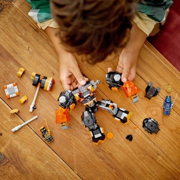 LEGO NINJAGO #71806 - Mech żywiołu ziemi Cole’a + KATALOG LEGO 2024