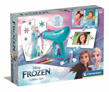 Clementoni: Sztuka brokatu FROZEN KRAINA LODU 2 18718 PREZENT DLA DZIECKA