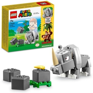 LEGO Super Mario 71420 Носорог Рэмби Подарочная сумка LEGO