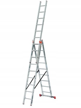 Drabina Krause TRIBILO 10,9m aluminium 3 x 14 do 150kg