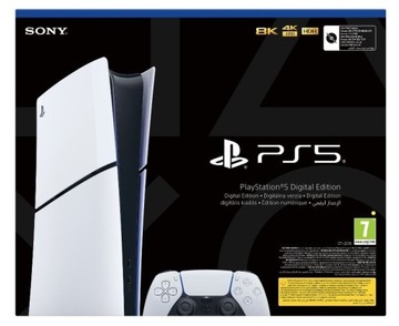 Тонкая консоль Sony Playstation 5 Digital Edition, 1 ТБ, набор из 2 новых планшетов