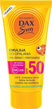 Dax Sun Expert емульсія для засмаги SPF 50 для дітей і немовлят 50 мл