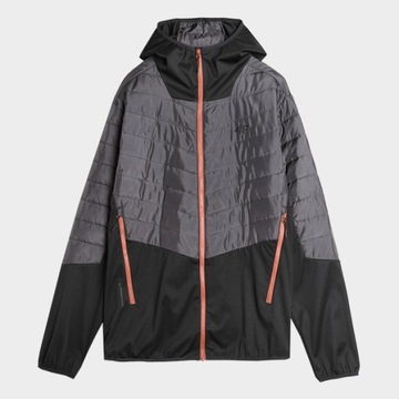 МУЖСКАЯ КУРТКА С КАПЮШОНОМ 4F СТЕГАНАЯ ПЕРЕХОДНАЯ ОСЕННЯЯ ФУНКЦИОНАЛЬНАЯ КУРТКА AW23M310