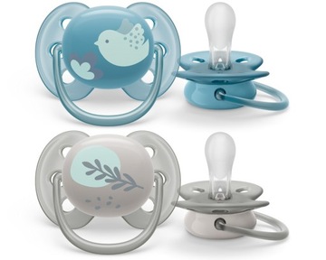 Соска AVENT ULTRA SOFT 6-18M ДЫШАЩАЯ + ЧЕХОЛ 2 шт. SCF091/15