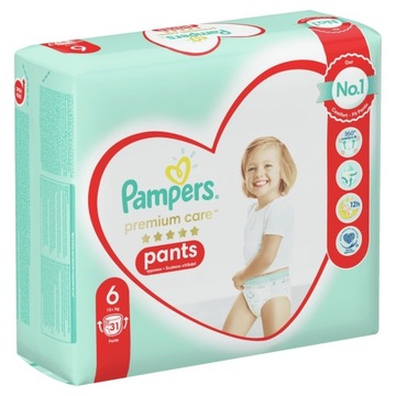 Подгузники Pampers Pants Premium Care, размер 6, 93 шт., отличное качество.