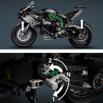 Lego TECHNIC 42170 Motocykl Kawasaki Ninja H2R