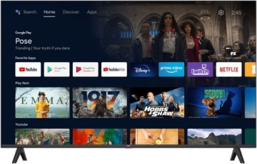 TCL 40S5400 40-дюймовый Wi-Fi Smart Full HD светодиодный телевизор, черный