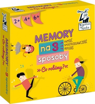 Kapitan Nauka Memory na 3 Sposoby Co robimy? Spostrzegawczość Dla dzieci 2+