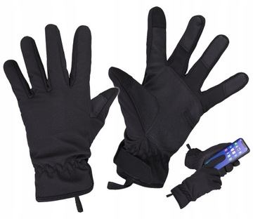 ТАКТИЧЕСКИЕ ПЕРЧАТКИ СОФТШЕЛЛ ДОМИНАТОР ЧЕРНЫЕ М