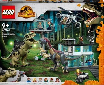 LEGO Jurassic World 76949 Atak giganotozaura i terizinozaura SZYBKA WYSYŁKA