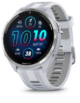 Garmin Forerunner 965 белоснежный/пудровый серый