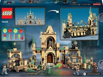 LEGO Harry Potter 76415 Набор фигурок «Битва за Хогвартс» из кубиков и электронная книга 4 в 1