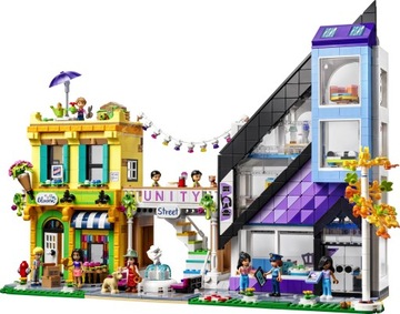 LEGO Friends Дизайн интерьера и цветочный магазин 41732