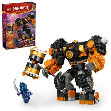 LEGO NINJAGO 71806 МЕХ ЭЛЕМЕНТА ЗЕМЛИ КОУЛА + БУМАЖНЫЙ ПАКЕТ LEGO СРЕДНИЙ