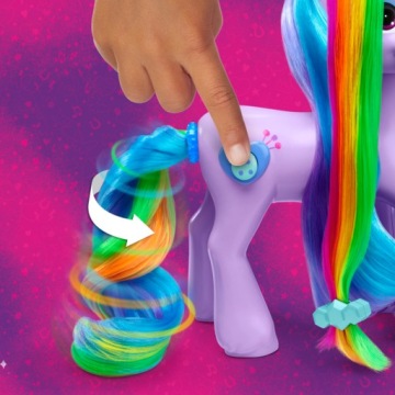 My Little Pony Иззи Мунбоу Пони с волшебными звуками волос Hasbro F8825