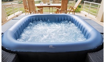 ГИДРОМАССАЖНЫЙ БАССЕЙН ДЛЯ 4 ЧЕЛОВЕК НАДУВНОЙ НАГРЕВАТЕЛЬ TEKAPO mSPA SPA ДИСТАНЦИОННОЕ УПРАВЛЕНИЕ