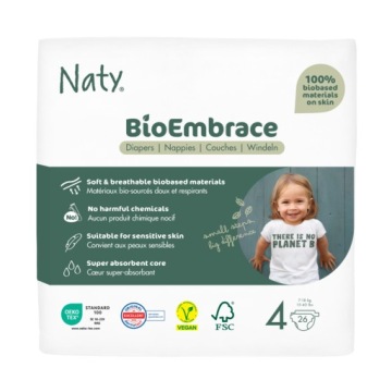 Підгузки Naty Bioembrace Maxi 7-18 кг (26 шт.)