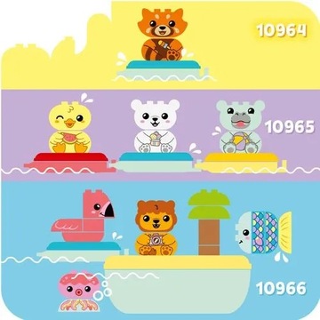 LEGO DUPLO 10966 «Веселье в ванне: плавучий остров с животными»