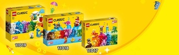 LEGO Classic 11019: кубики и детали