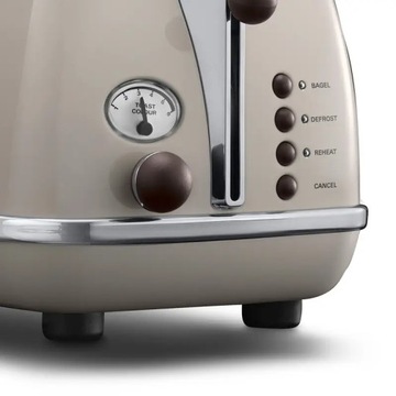 Toster De'Longhi CTOV 2103.BG beżowy/brązowy 900 W