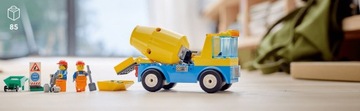 LEGO City 60325 Бетономешалка «Бетонная груша» Сборка для детей от 4 лет