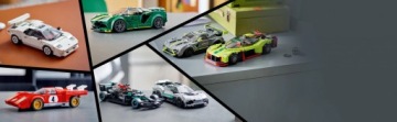 Лего кирпичи спорткар Ламборгини Каунтах автомобиль белая игрушка