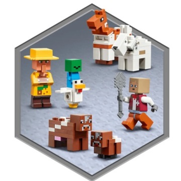 LEGO Minecraft 21187 Красный сарай