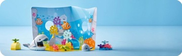 LEGO Duplo 10972 Дикие животные океана Кит Рыба Черепаха Кирпичи 2+