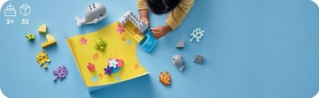 LEGO Duplo 10972 Дикие животные океана Кит Рыба Черепаха Кирпичи 2+
