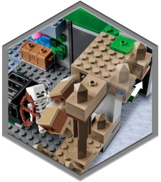 LEGO Minecraft - Skeleton Dungeon (21189) + сумка + каталог LEGO 2024