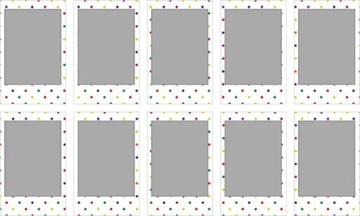 Вставки для камеры FUJIFILM Instax Mini Candy Pop, 10 фотографий