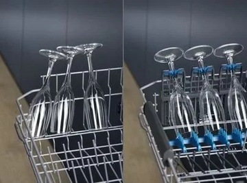 Серебристая посудомоечная машина ELECTROLUX ESM89400SX GlassCare