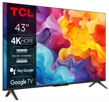 TCL 43V6B 43-дюймовый 4K UHD LED-телевизор, черный