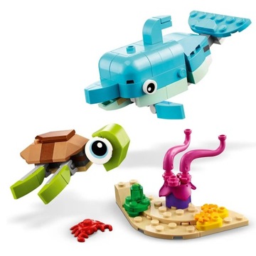 LEGO Creator 3w1 31128 Delfin i żółw