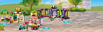LEGO Friends 41705 Пиццерия Heartlake Оливия Скейтборд Итана 144 кубика