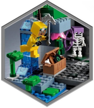 LEGO Minecraft - Skeleton Dungeon (21189) + сумка + каталог LEGO 2024