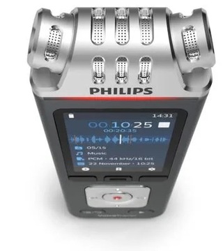 PHILIPS DVT6110 ЦИФРОВОЙ ДИКТОФОН 8 ГБ USB ТЕМНО-СЕРЫЙ