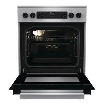 Керамическая кухня Gorenje GECS6C70XC, 71л, гриль, конвекция, пицца, 60 см, пара