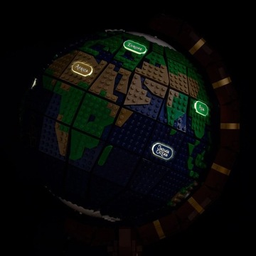 LEGO Ideas 4 в 1 21332 Глобус | Карта мира + Бонусы | Идея для подарка