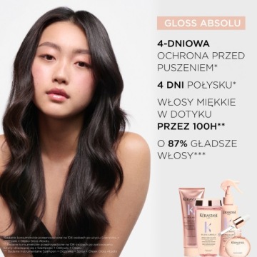 Разглаживающая маска для волос Kérastase Gloss Absolu Créme Travel, размер 75 мл