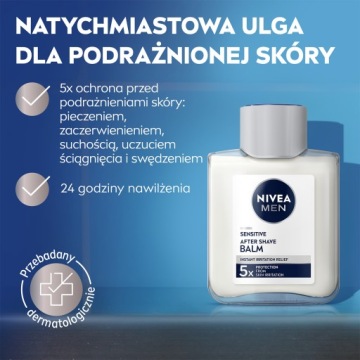 NIVEA MEN Sensitive успокаивающий бальзам после бритья для мужчин 100 мл