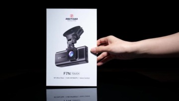 Камера автомобиля с сенсорным экраном REDTIGER F7NT 4K GPS WiFi спереди и сзади, ночное видение, 128GB