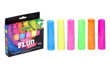 Крейда для асфальту FLUO 6 шт.