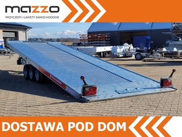 Przyczepa Laweta Temared Carkeeper DOSTAWA! UCHYLNA 480x206 3osie DMC3500kg