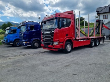 Scania R520 XT 2019r Do przewozu drewna, dźwig Loglift 115Z 95