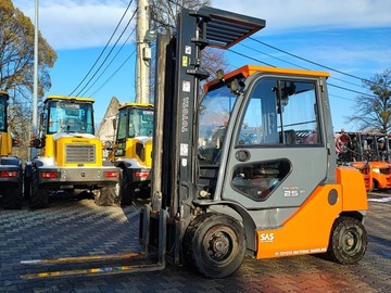 Wózek widłowy Toyota 8FGF25 8FGF25 LPG duplex 4 m kabina 2,5 tony