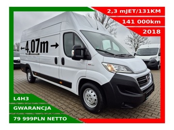 FIAT DUCATO L4H3 2,3 mJET/131KM KLIMA TEMPOMAT KAMERA DRZWI 270 STOPNI