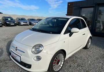 Fiat 500 1,4 Klimatyzacja, Skorzana Tapicerka,...