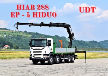 SCANIA R420 * HIAB 288 EP-5 HIDUO/PILOT * 8x4